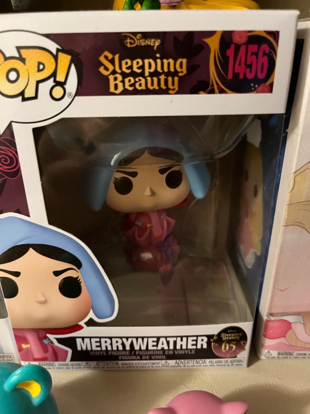 Funko Merryweather Vinyl Figure - Pink Dress & Light Blue Hood -1456